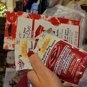 Tulip One Step Tie Dye Refills Red Rouge, & Fushsia Clothing Dye